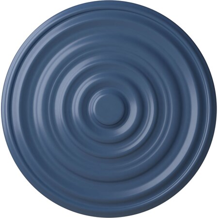 Ekena Millwork Carton Ceiling Medallion (For Canopies up to 3 3/4"), Hand-Painted Americana, 17 3/4"OD x 1 3/8"P CM18CAAMF